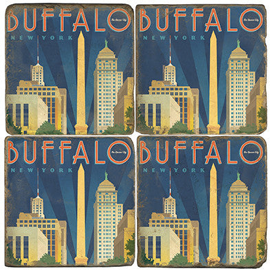 Buffalo Drink Coasters Buffalo Drink Coasters