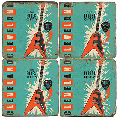 Cleveland Drink Coasters Cleveland Drink Coasters