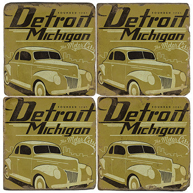 Detroit Drink Coasters Detroit Drink Coasters