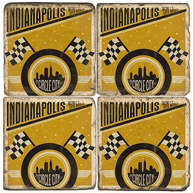 Indianapolis Drink Coasters Indianapolis Drink Coasters