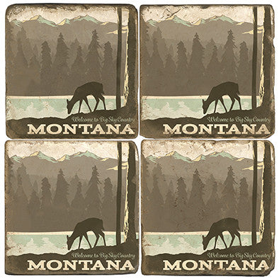 Montana Drink Coasters Montana Drink Coasters