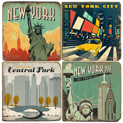 New York City Drink Coasters New York City Drink Coasters