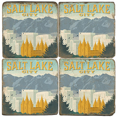 Salt Lake City Drink Coasters