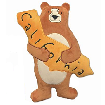 California Bear Hug Pillow California Bear Hug Pillow