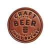 Craft Beer Leather Coaster