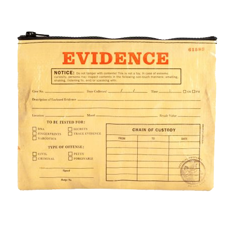 Evidence Zipper Pouch Evidence Zipper Pouch