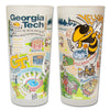 Georgia Tech Collegiate Frosted Glass Tumbler
