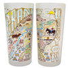 Grand Canyon Frosted Glass Tumbler
