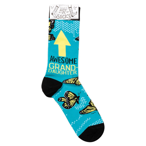 Socks - Awesome Granddaughter Socks - Awesome Granddaughter