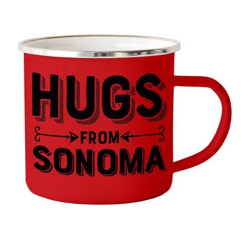 Hugs From Sonoma Camp Mug - Red Hugs From Sonoma Camp Mug - Red