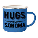 Hugs From Sonoma Camp Mug - Blue