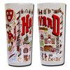 Harvard University Collegiate Frosted Glass Tumbler
