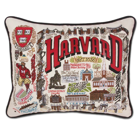 Harvard Collegiate Embroidered Pillow Harvard Collegiate Embroidered Pillow
