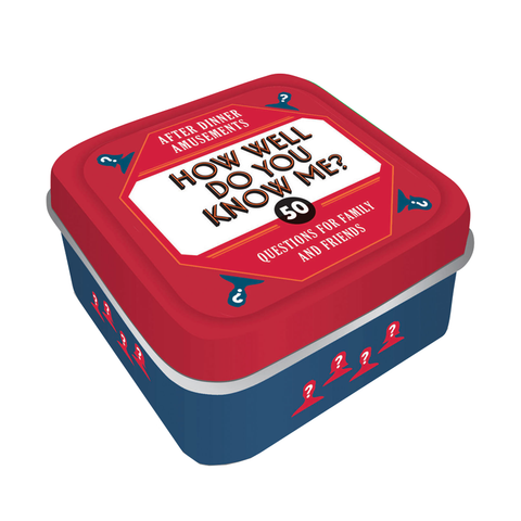 After Dinner Amusements: How Well Do you Know Me? After Dinner Amusements: How Well Do you Know Me?