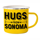 Hugs From Sonoma Camp Mug - Yellow