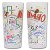 State of Idaho Frosted Glass Tumbler