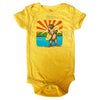 California Mountain Bear Onesie - Marigold
