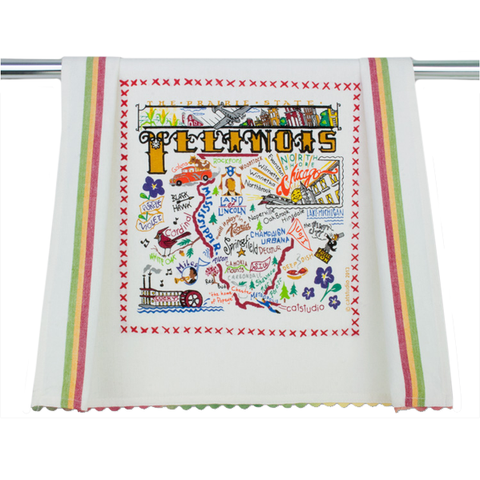 State of Illinois Dish Towel State of Illinois Dish Towel