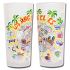 Los Angeles Frosted Glass Tumbler