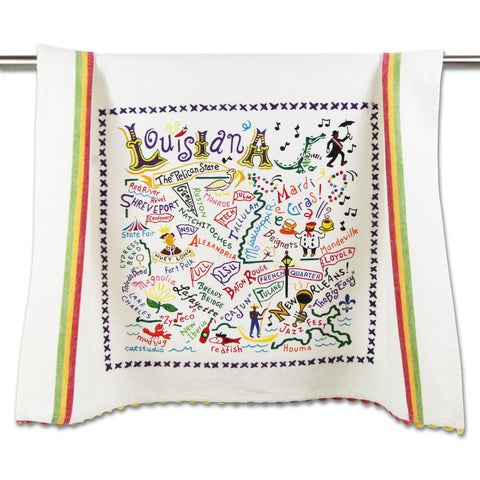 State of Louisiana Dish Towel State of Louisiana Dish Towel