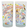 State of Maryland Frosted Glass Tumbler