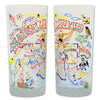 State of Maryland Frosted Glass Tumbler
