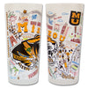University of Missouri (Mizzou) Collegiate Frosted Glass Tumbler