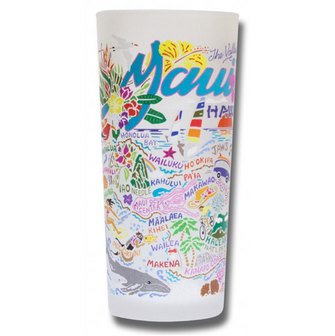 Maui Frosted Glass Tumbler Maui Frosted Glass Tumbler