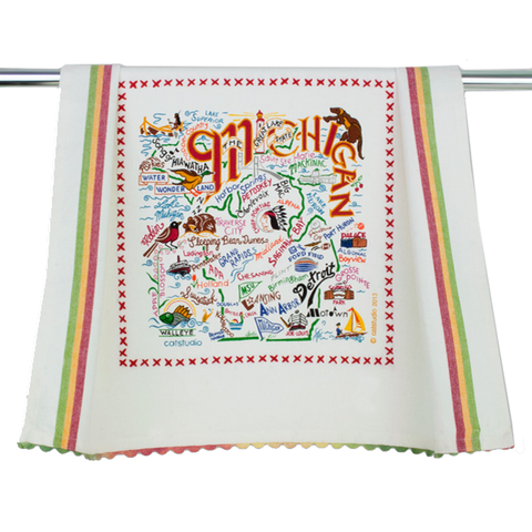 State of Michigan Dish Towel State of Michigan Dish Towel