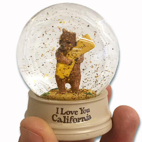 Mini CA Bear Hug Water Globe Mini CA Bear Hug Water Globe