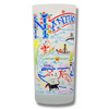 Nantucket Frosted Glass Tumbler