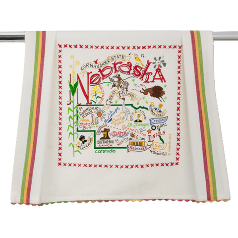 State of Nebraska Dish Towel State of Nebraska Dish Towel