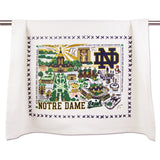 Notre Dame University Collegiate Dish Towel