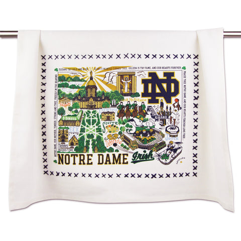 Notre Dame University Collegiate Dish Towel Notre Dame University Collegiate Dish Towel