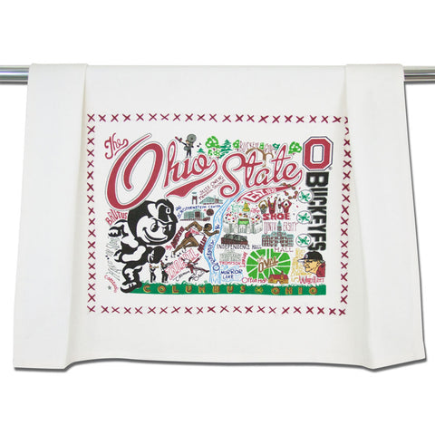 Ohio State University Collegiate Dish Towel Ohio State University Collegiate Dish Towel