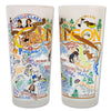 State of Oregon Frosted Glass Tumbler