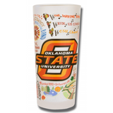Oklahoma State University Collegiate Frosted Glass Tumbler