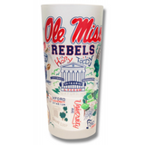 University of Mississippi (Ole Miss) Collegiate Frosted Glass Tumbler