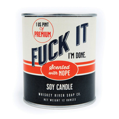 Vintage Paint Can-dle F*ck It Vintage Paint Can-dle F*ck It