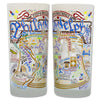 Philadelphia Frosted Glass Tumbler