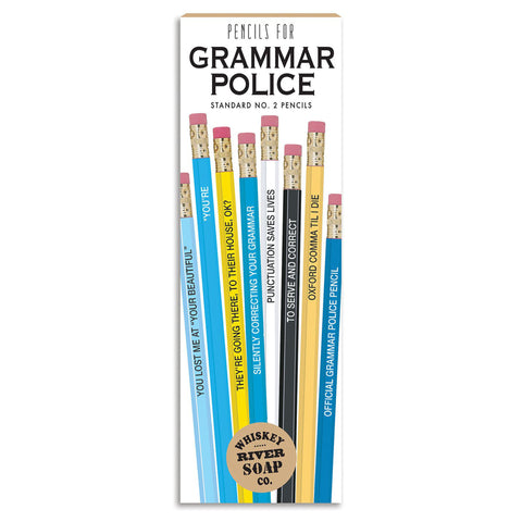 Grammar Police Pencil Set Grammar Police Pencil Set