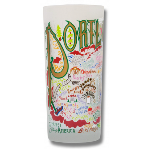 Portland Frosted Glass Tumbler Portland Frosted Glass Tumbler