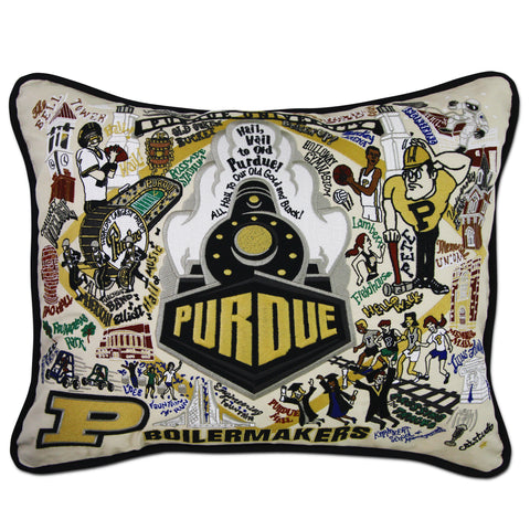 Purdue University Collegiate Embroidered Pillow Purdue University Collegiate Embroidered Pillow