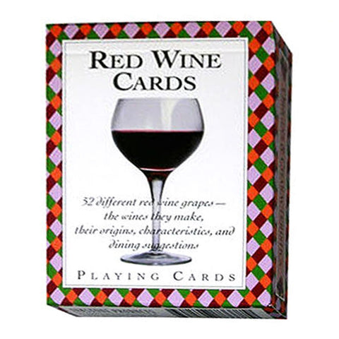 Red Wine Playing Cards Red Wine Playing Cards