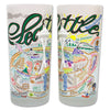 Seattle Frosted Glass Tumbler