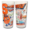 Syracuse University Collegiate Frosted Glass Tumbler
