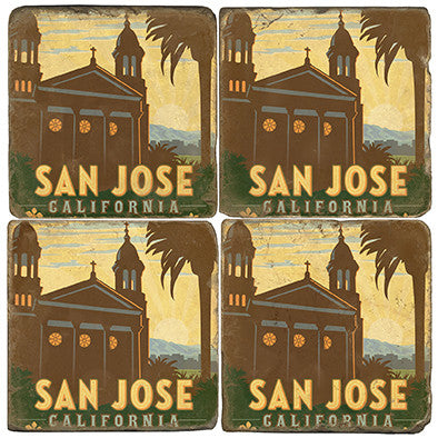 San Jose Drink Coasters San Jose Drink Coasters