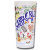 Santa Cruz Frosted Glass Tumbler
