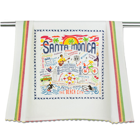 Santa Monica Dish Towel Santa Monica Dish Towel