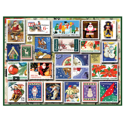 Holiday Stamps Jigsaw Puzzle Holiday Stamps Jigsaw Puzzle
